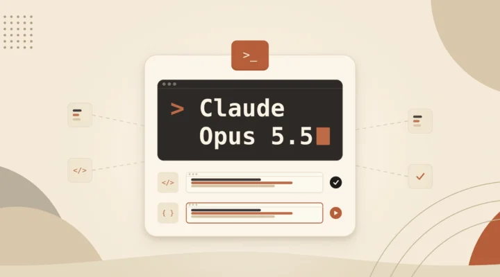 Claude Opus 5.5, Anthropic's Opus model released on 22 September 2026, shown typed at a terminal prompt with agentic task rows running below